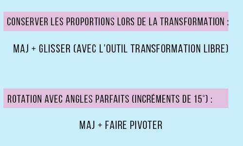 Pendant la transformation appuyer sur MAJ