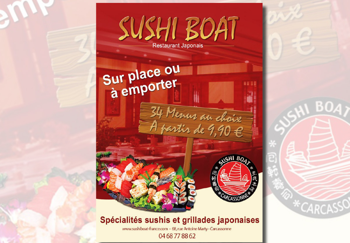 flyer Sushi Boat
