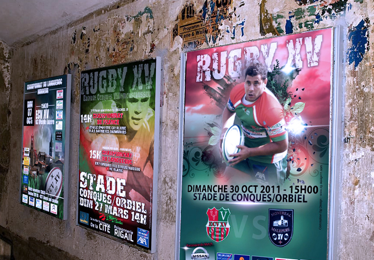 Affiche de rugby